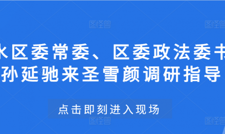 Sun Yanchi, member of the Standing Committee of Sanshui District Committee and Secretary of the Political and Legal Affairs Committee of the District Committee, came to Sunxy for research and guidance